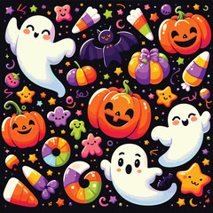Halloween image vector