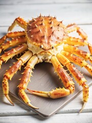 Crustacean Crab on White Background