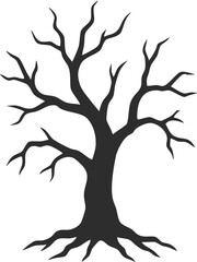 Halloween Spooky Tree Clipart