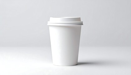 Blank white disposable coffee cup (7)