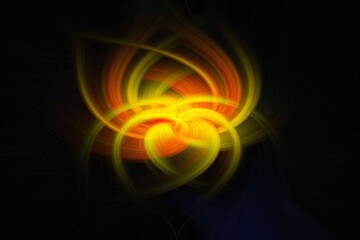 Orange And Yellow Abstract Wallpaper