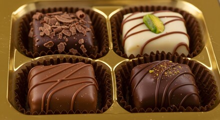 Assorted Gourmet Chocolates in a Gift Box