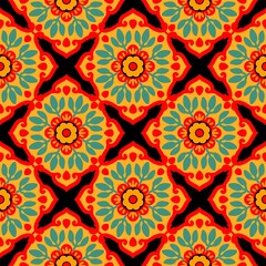 pattern batik flower damask ethnic boho ikat texture tribal geometric background