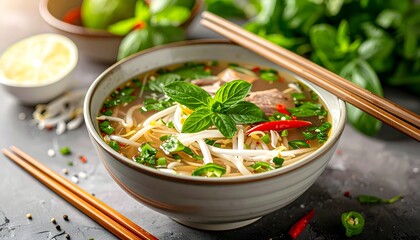 Delicious Vietnamese Pho Bo A Culinary Delight