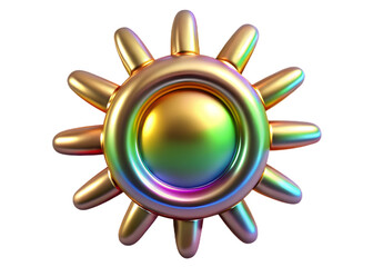 sun and clouds vector icon illustration summer symbol design art icon logo