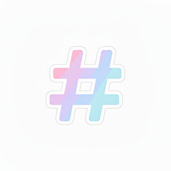 Obraz premium Hashtag Icon