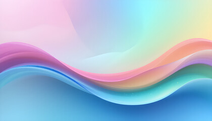 Colorful Abstract Wave Background with Gradient Flow of Pink, Purple, and Blue Light Lines Creating Modern Digital Art Design