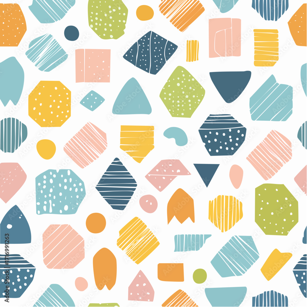 Poster seamless abstract pattern design 2