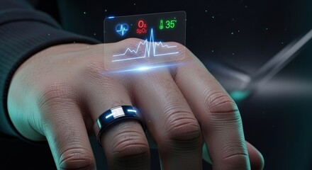 Futuristic Wearable for Oxygen and Heart Rate Monitoring