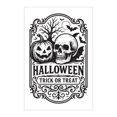 Creepy Halloween Party Flyer | Trick or Treat October 31
