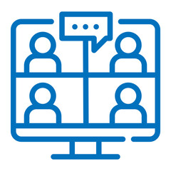 video conference icon