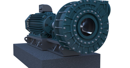 Engineering Machinery: Motor Coupled with Centrifugal Pump