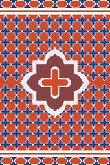 Obraz premium Abstract Ethnic Art, Geometric Design, Tribal Seamless Patterns, Fabric Patterns, Print Patterns, Art, Covers, Prints, Wallpaper, Carpet Design, Patterns on Products.