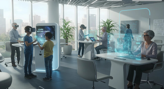 AIとVRで学ぶ未来の教育 – 多世代で広がる没入型学習体験