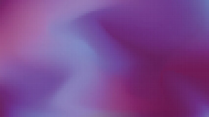 Abstract gradient flows smoothly across canvas, creating soft, pixel style,dreamy effect with blended purples and blues, evoking sense of calm and serenity.