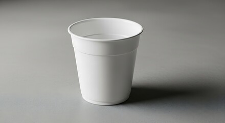 White Plastic Cup, Disposable Cup, Foam Cup, Takeaway Cup, Beverage Container
