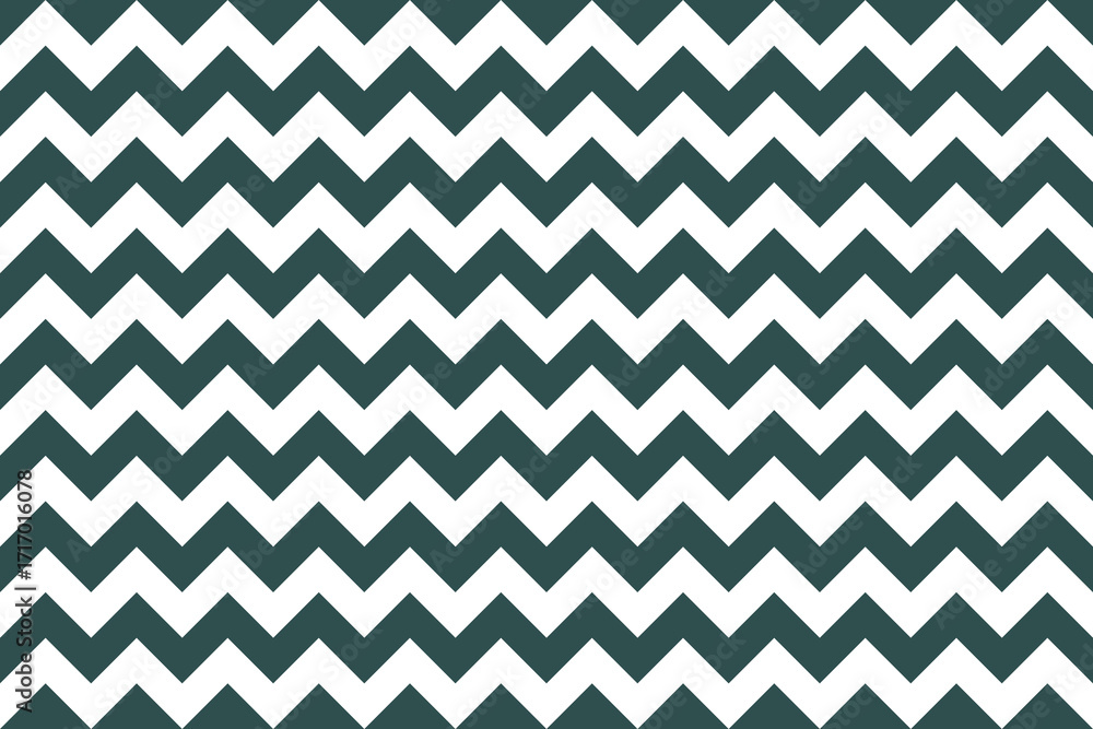 Poster darkslategray and white color zig zag seamless pattern.