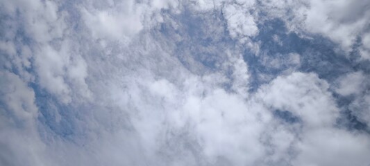 Blue sky and clouds for background