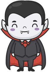 Spooky and Cute Halloween Cartoon Elements with Transparent Background Illustration