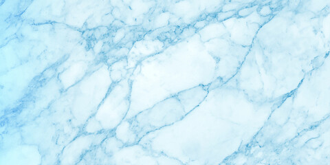 soft Blue marble surface with rough texture, deep white veins, Processed collage of luxury light sky blue marble texture. Background for banner.