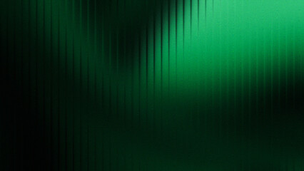 Abstract emerald green textured background with vertical lines and subtle light effects