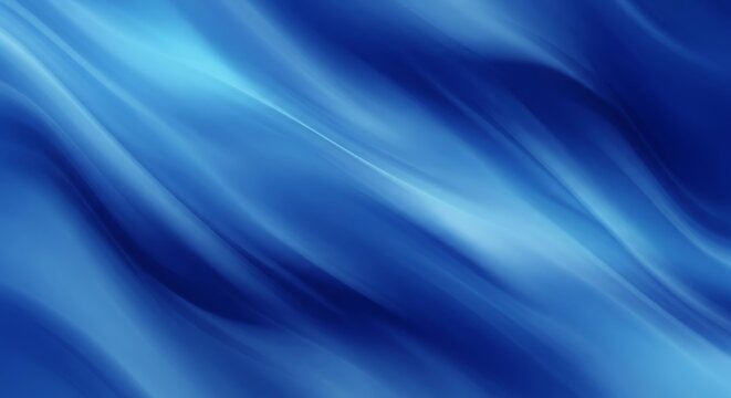 A smooth, flowing design showcases a gradient of deep blues and light blues, creating a visually captivating abstract background.