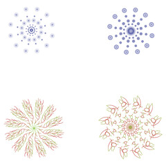 4 mandala design bundle