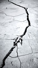 Cracked Concrete Ground Texture.