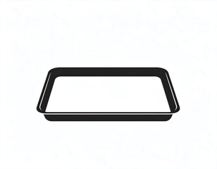 Empty Rectangular Baking Pan.