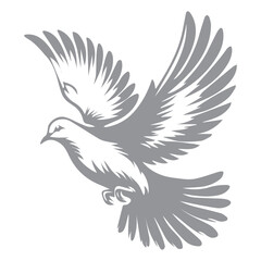 Flying dove