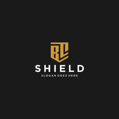 BE or BL Shield Logo Design Inspiration	