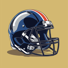 american football helmet vector