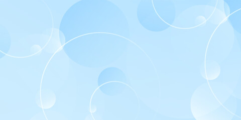 Abstract background gradient soft light blue bokeh for Graphic Business background hitech technology simple abstract modern design