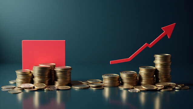 Treasury Departments Prepare for 'Red Market Day' and 'Profit Turning into Loss' Scenarios: Essential Cash Management Planning in Photo Stock with Strategic Empty Space