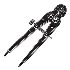 Black corner Silhouette Vector, High Quality Illustration on White Background