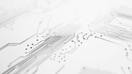 Intricate circuit board pattern reflecting modern technology and innovation in electronics design