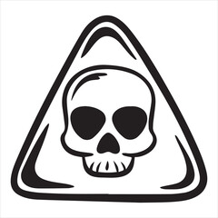 abstract skull  vector icon