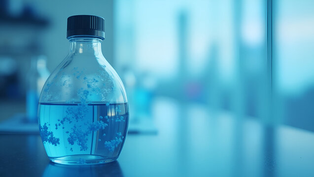 Comprehensive laboratory assessment for microplastic concentration quantification in marine water sample employing spectroscopic identification and sterile collection methods in  Photo Stock  Concept 