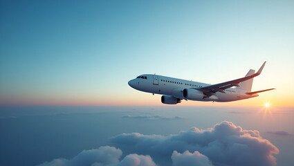 Freight Plane Departure: Cargo Aircraft Taking Off, Air Freight Logistics, Shipping Solutions, Empty Space for Text, Aviation Industry, Global Trade, Air Cargo Services