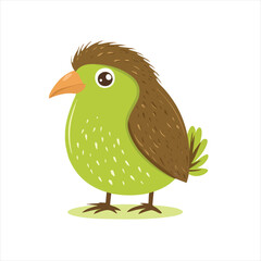 Cute cartoon bird illustration