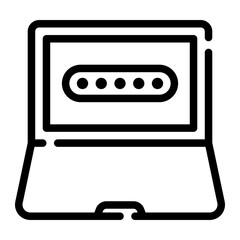 password line icon