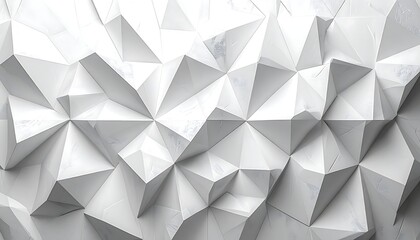 Abstract geometric pattern of white triangles