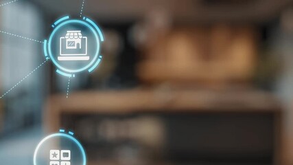 Concept of social media shopping transforms e-commerce. This platform offers seamless shopping experiences, enhancing social media interaction for online business growth. Gist