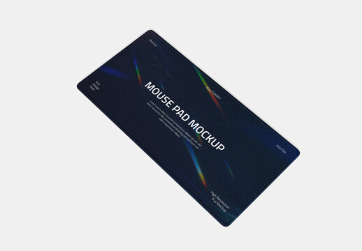 Leather Mouse Pad Mockup PSD