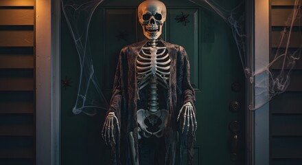 Skeleton halloween decoration