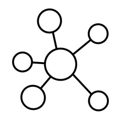 Molecule Formula Icon Vector