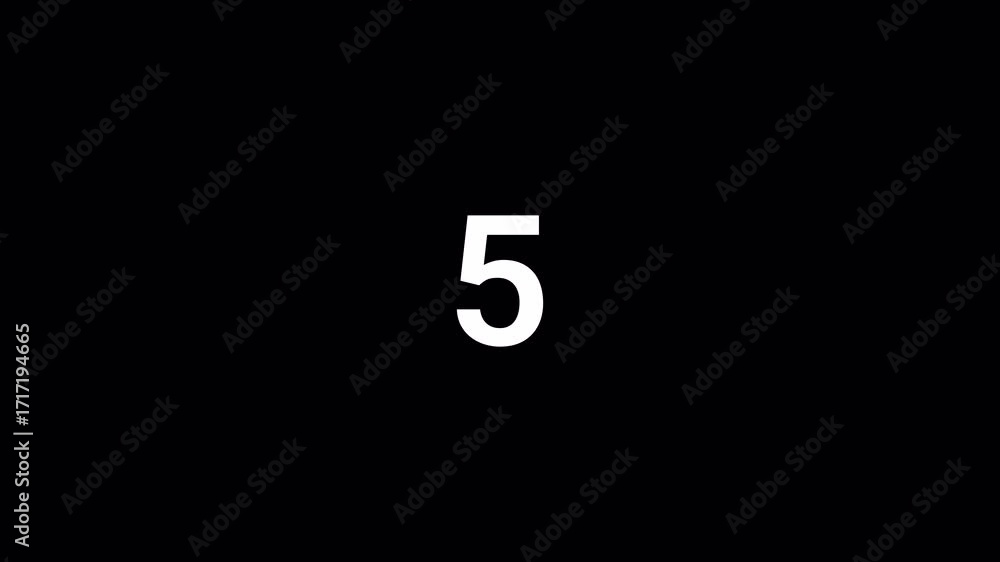 Fototapete 10 second circle countdown animation timer, 10 to 0 countdown timer animation, ten second timer anim