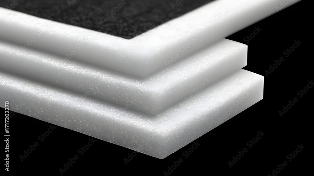 Poster minimalist geometric abstract composition featuring clean white angled shapes and forms creating a s