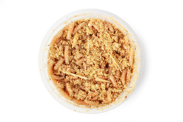 Jar of maggots