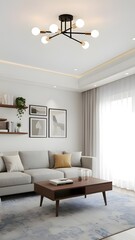 Bright and Minimalist Living Room